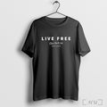 Officials Live Free Charlie Kirk 1993 2025 T Shirt