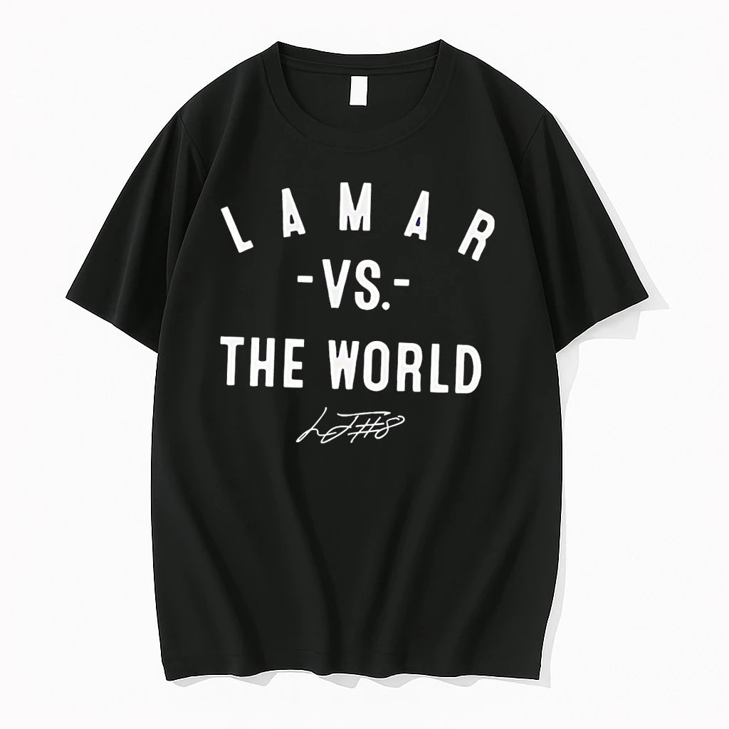 Officials Lj8 Lamar Vs The World Black Premium T Shirt