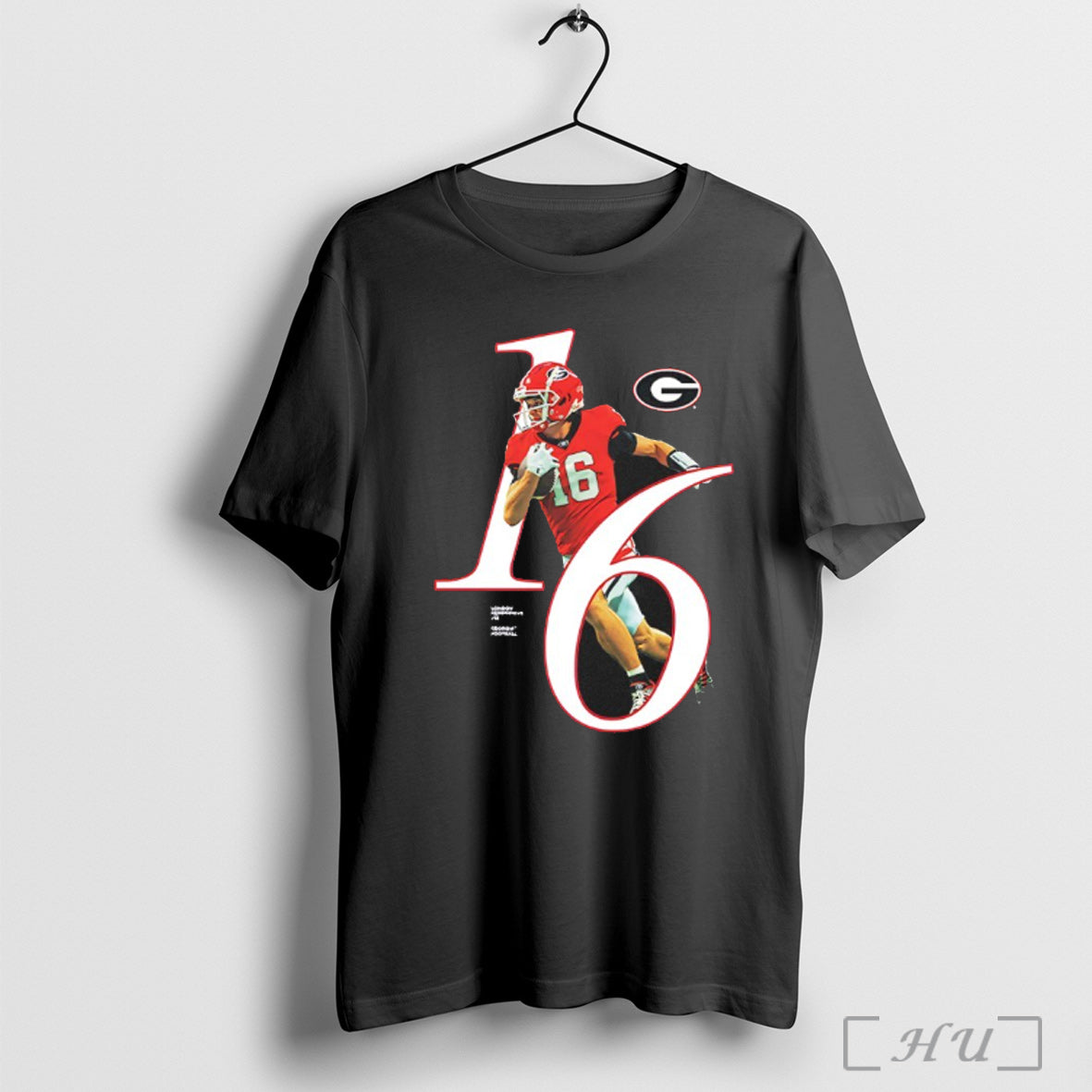 Officials London Humphreys 16 Georgia Bulldogs 2025 Ncaa Player T Shirt
