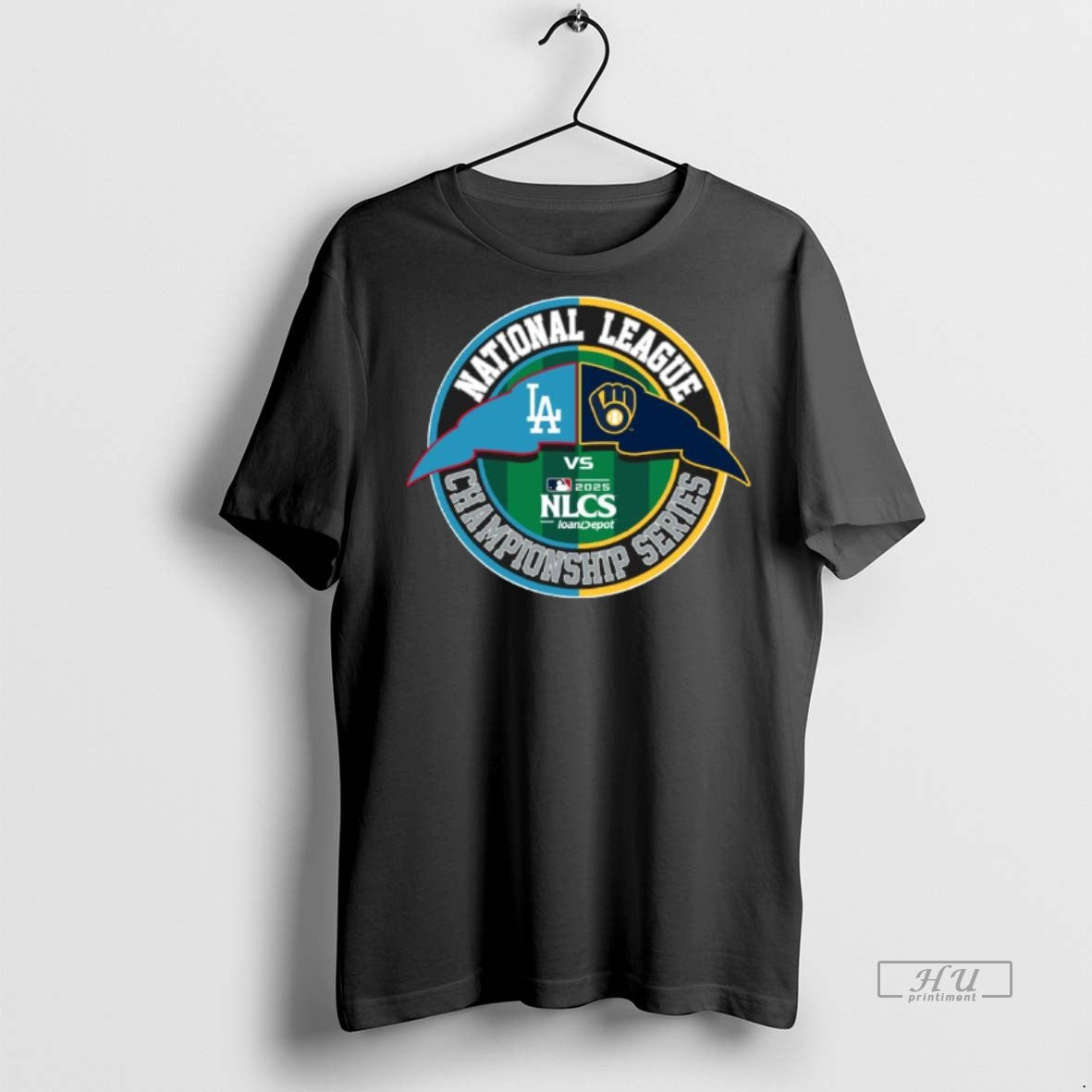 Officials Los Angeles Dodgers Vs Milwaukee Brewers 2025 Nlcs Championship Game Tee Shirt Sweater