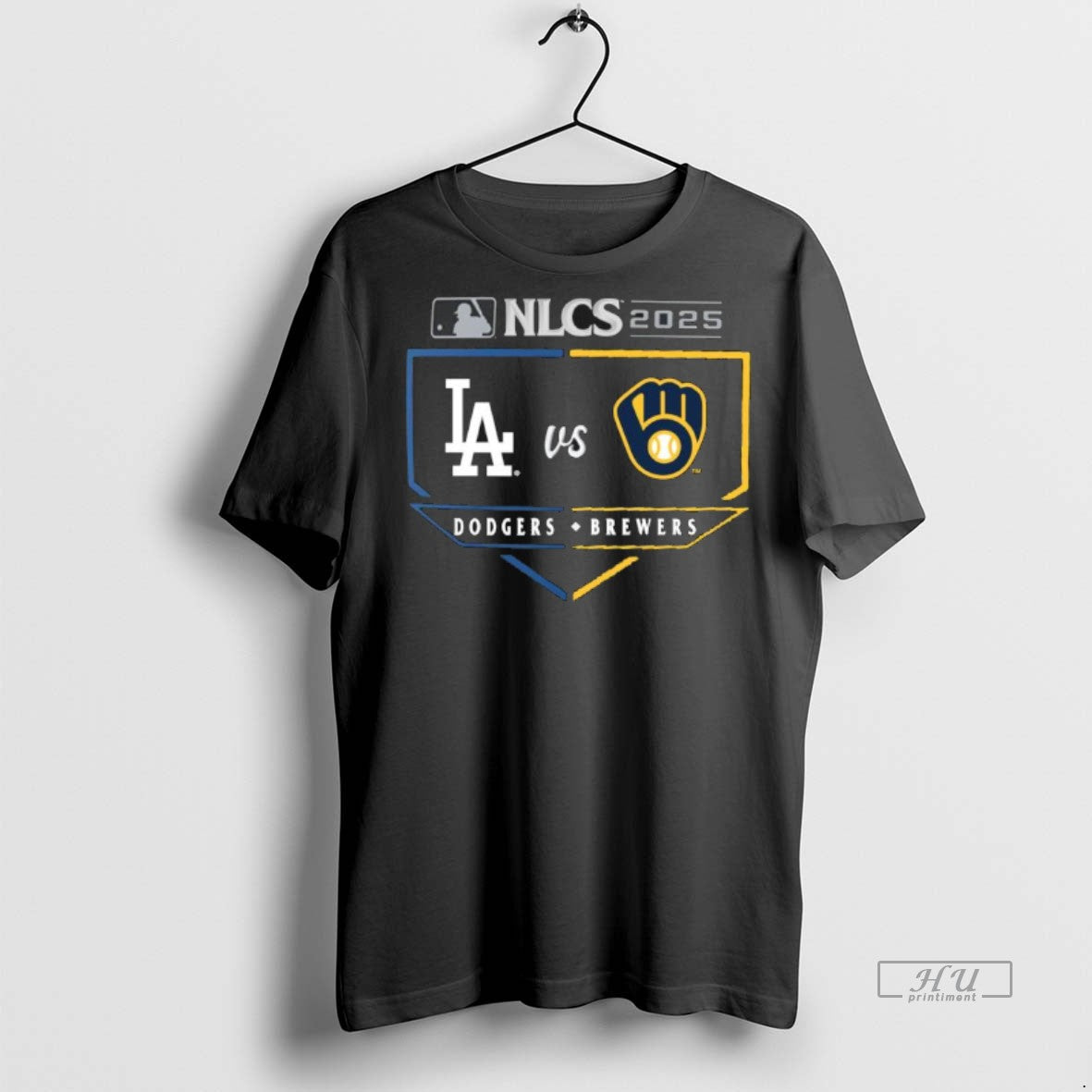 Officials Los Angeles Dodgers Vs Milwaukee Brewers Nlcs Batters Box Matchup Tee Shirt Sweater
