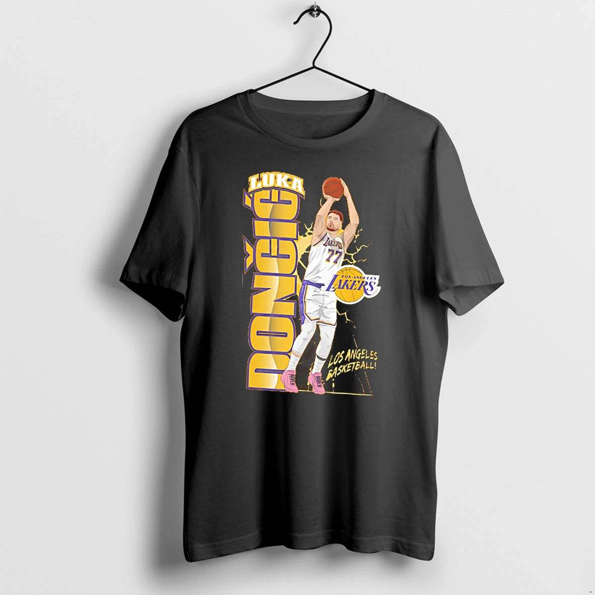 Officials Los Angeles Lakers Luka Doncic Height 26 Tee Premium T Shirt