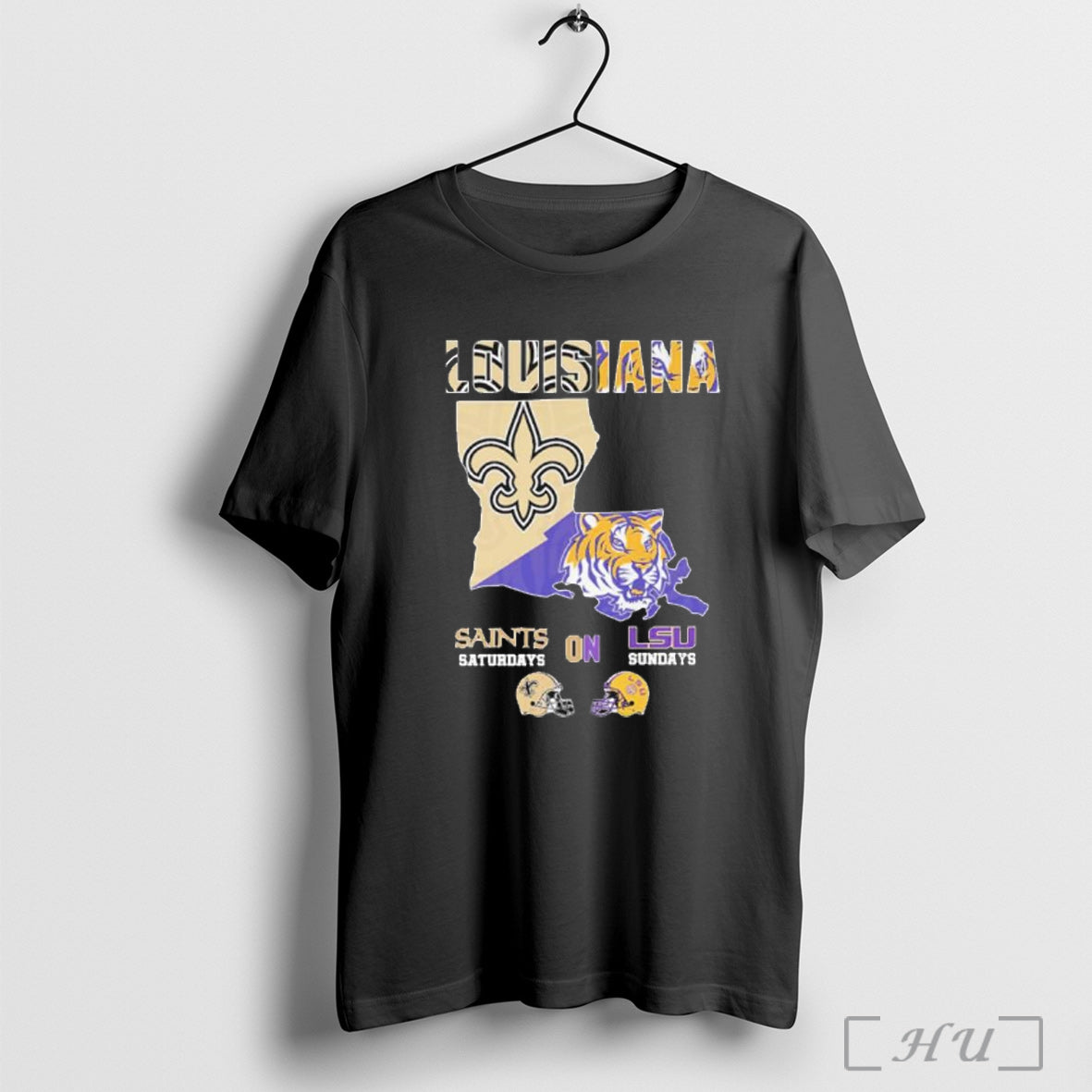 Officials Louisiana Sports Saints On Saturdays And Tigers On Sundays T Shirt