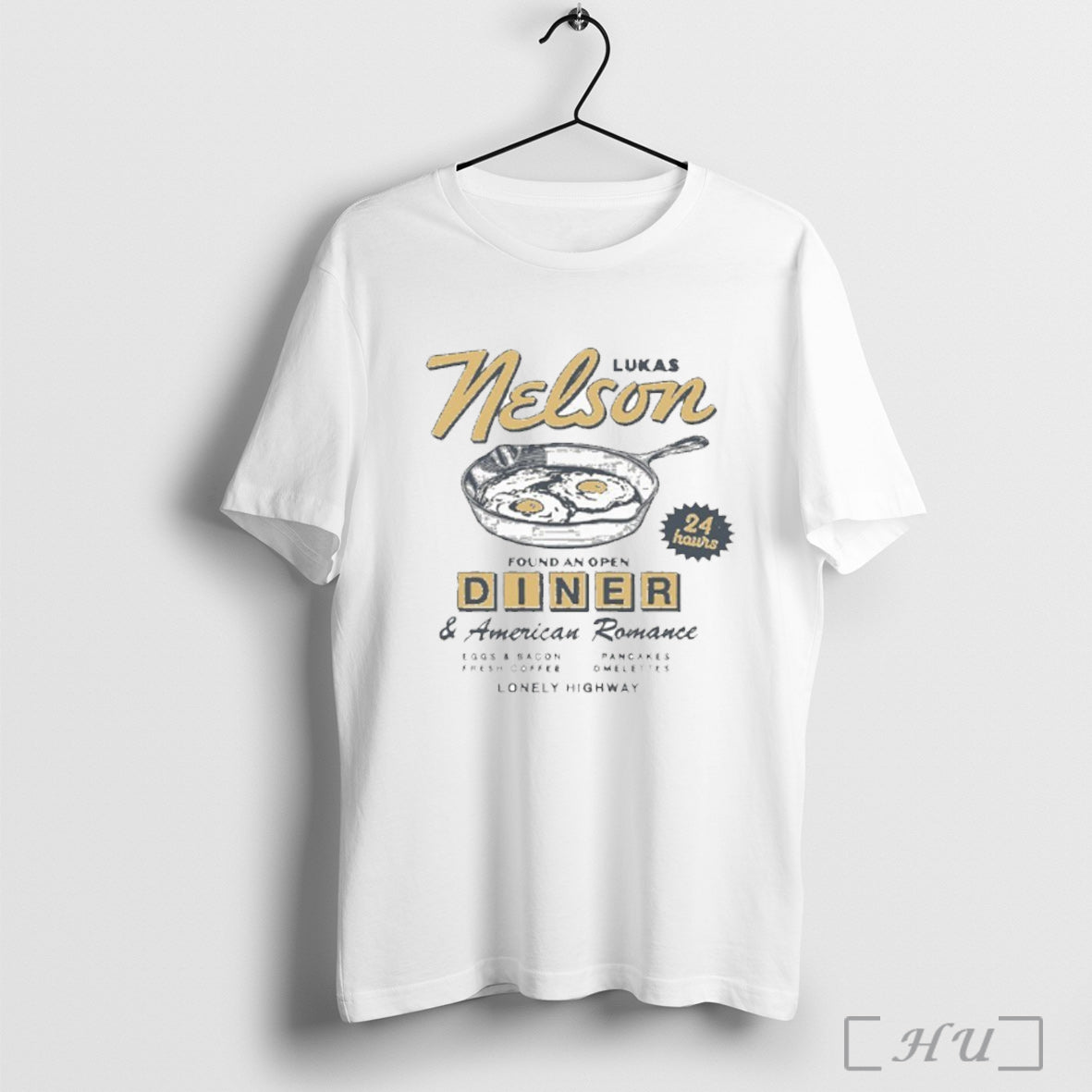 Officials Lukas Nelson Found An Open Diner American Romance Tour 2025 T Shirt