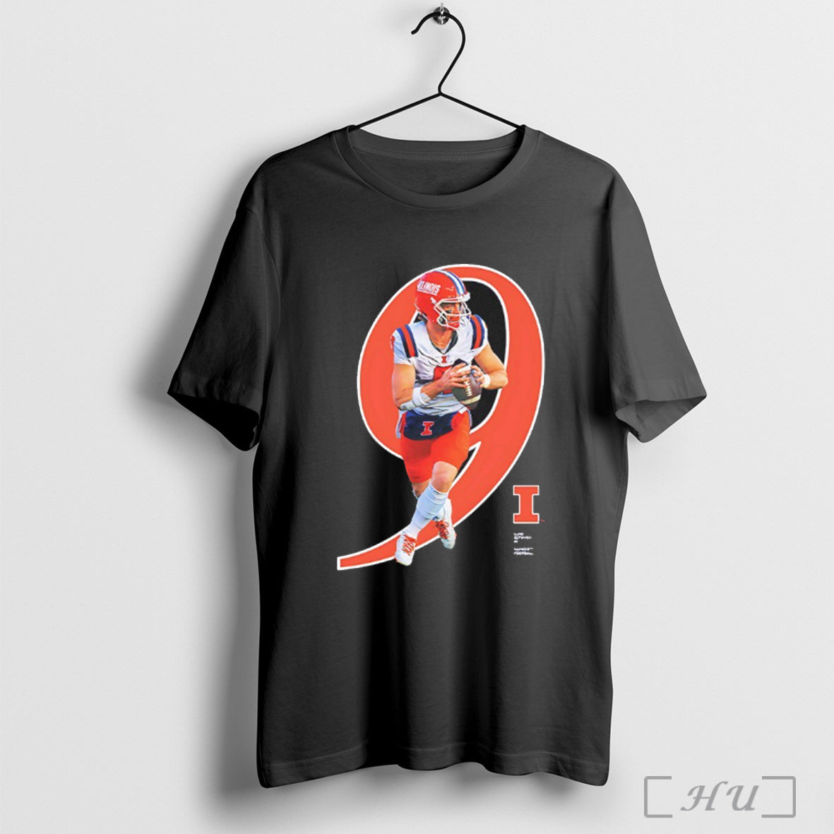 Officials Luke Altmyer 9 Illinois Fighting Illini 2025 Ncaa Player T Shirt