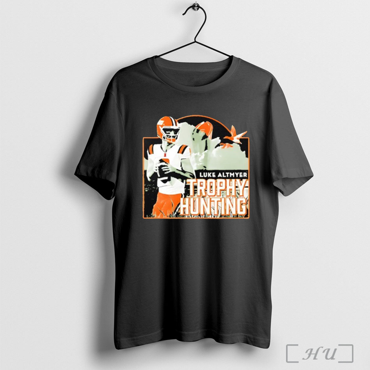 Officials Luke Altmyer Trophy Huting Illinois Fighting Illini Football T Shirt