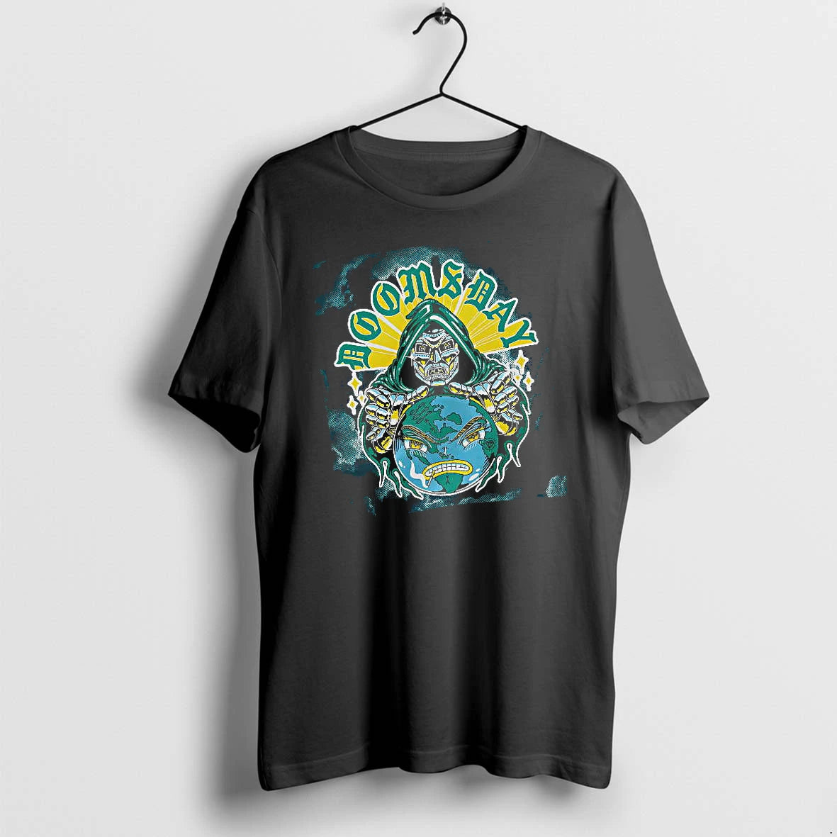 Officials Mf Doom Doomsday Earth Character Premium T Shirt