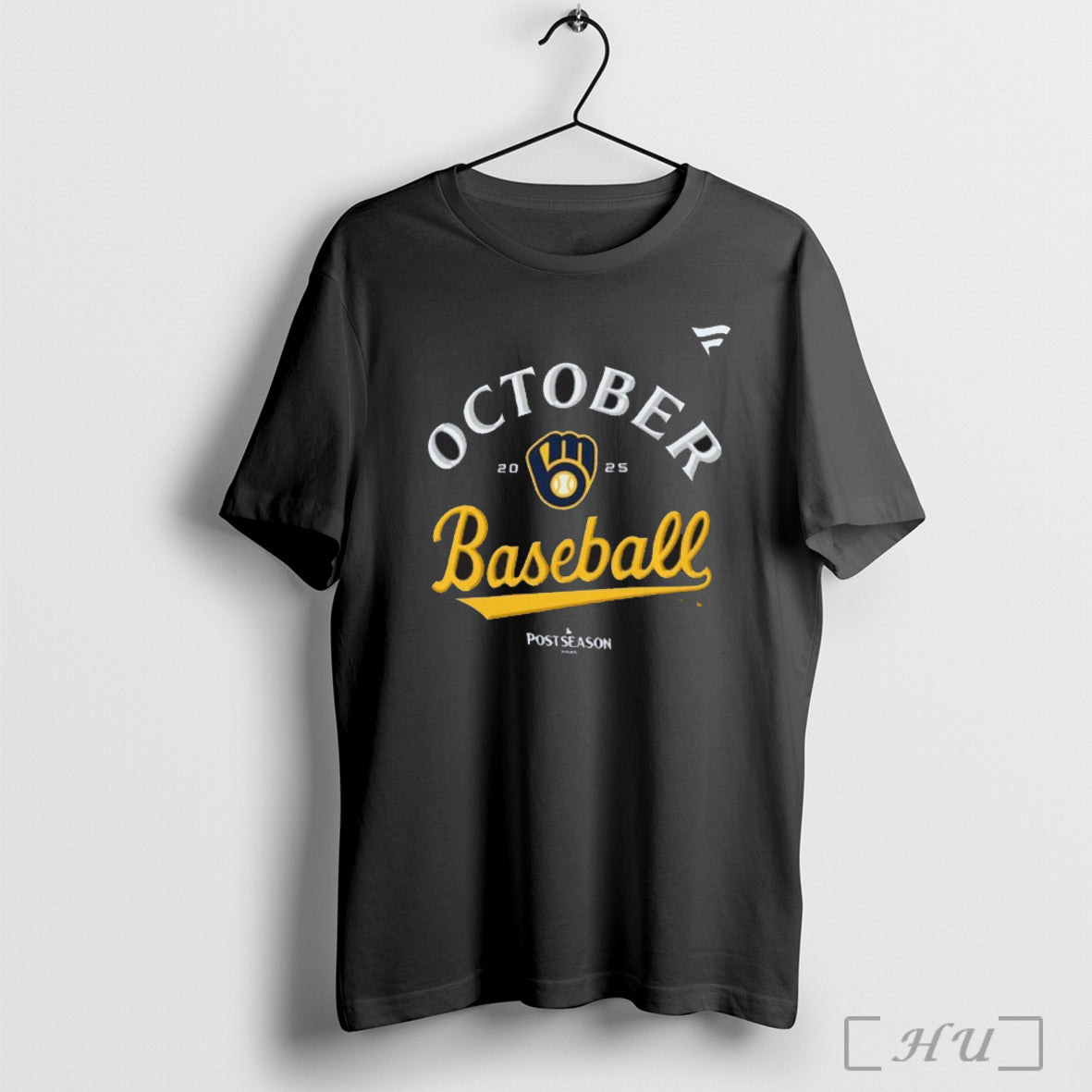 Officials Mlb October Baseball Milwaukee Brewers 2025 T Shirt