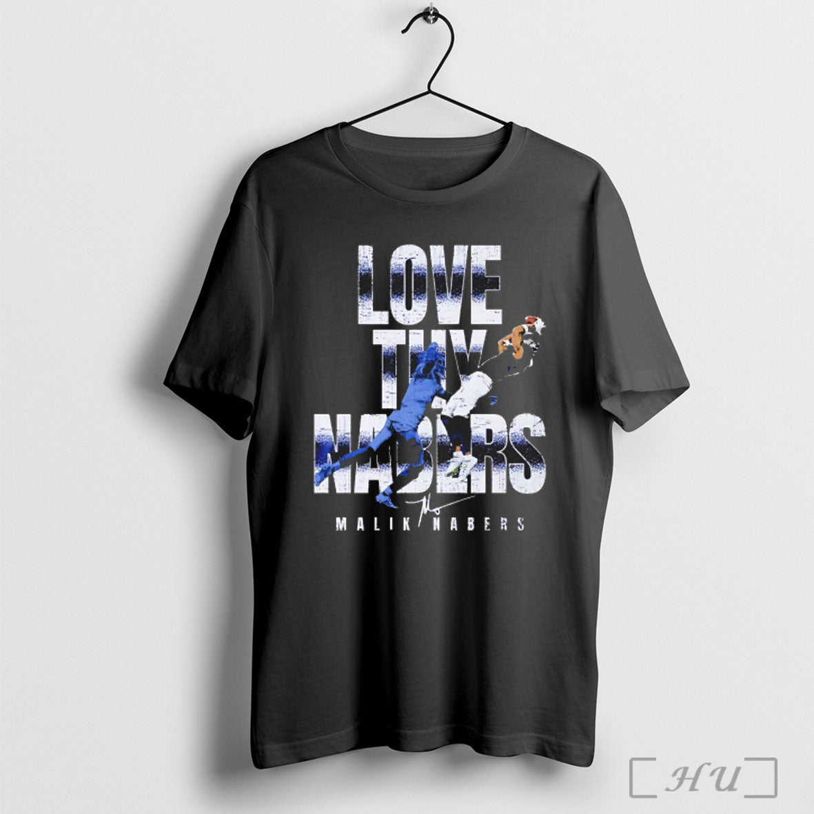 Officials Malik Nabers New York Giants Football Love Thy Nabers Signature T Shirt