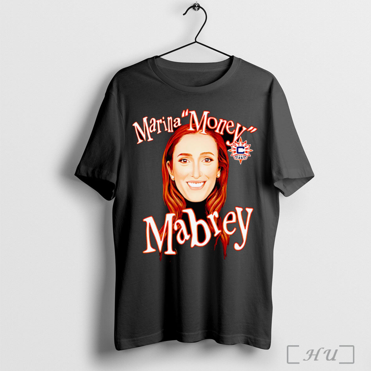 Officials Marina Money Mabrey Connecticut Sun Playa Society Big Face T Shirt