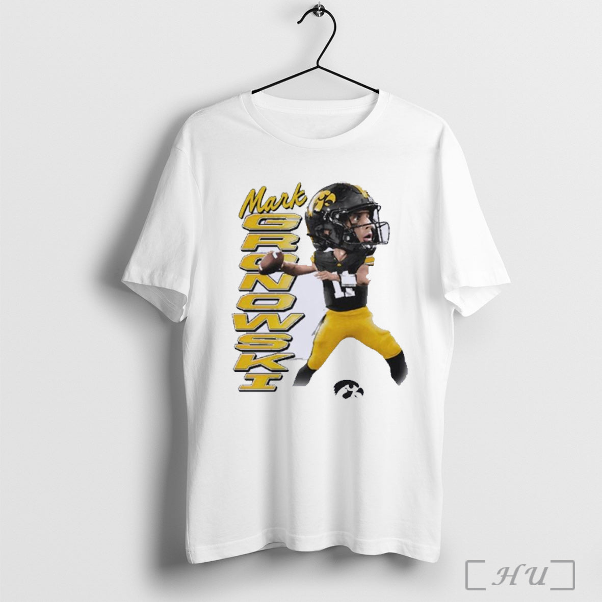 Officials Mark Gronowski Caricature Iowa Football T Shirt