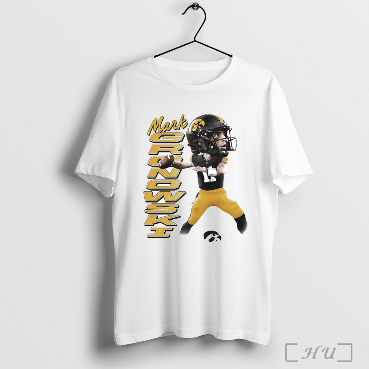 Officials Mark Gronowski Big Head Caricature Iowa Football T Shirt