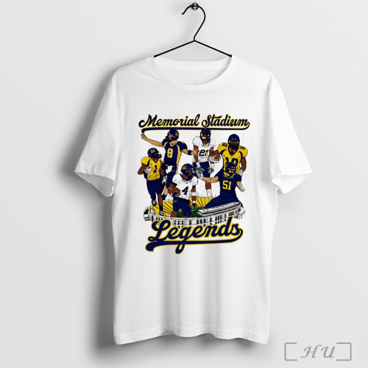 Officials Memorial Stadium Legends Stadium California Golden Bears Football T Shirt