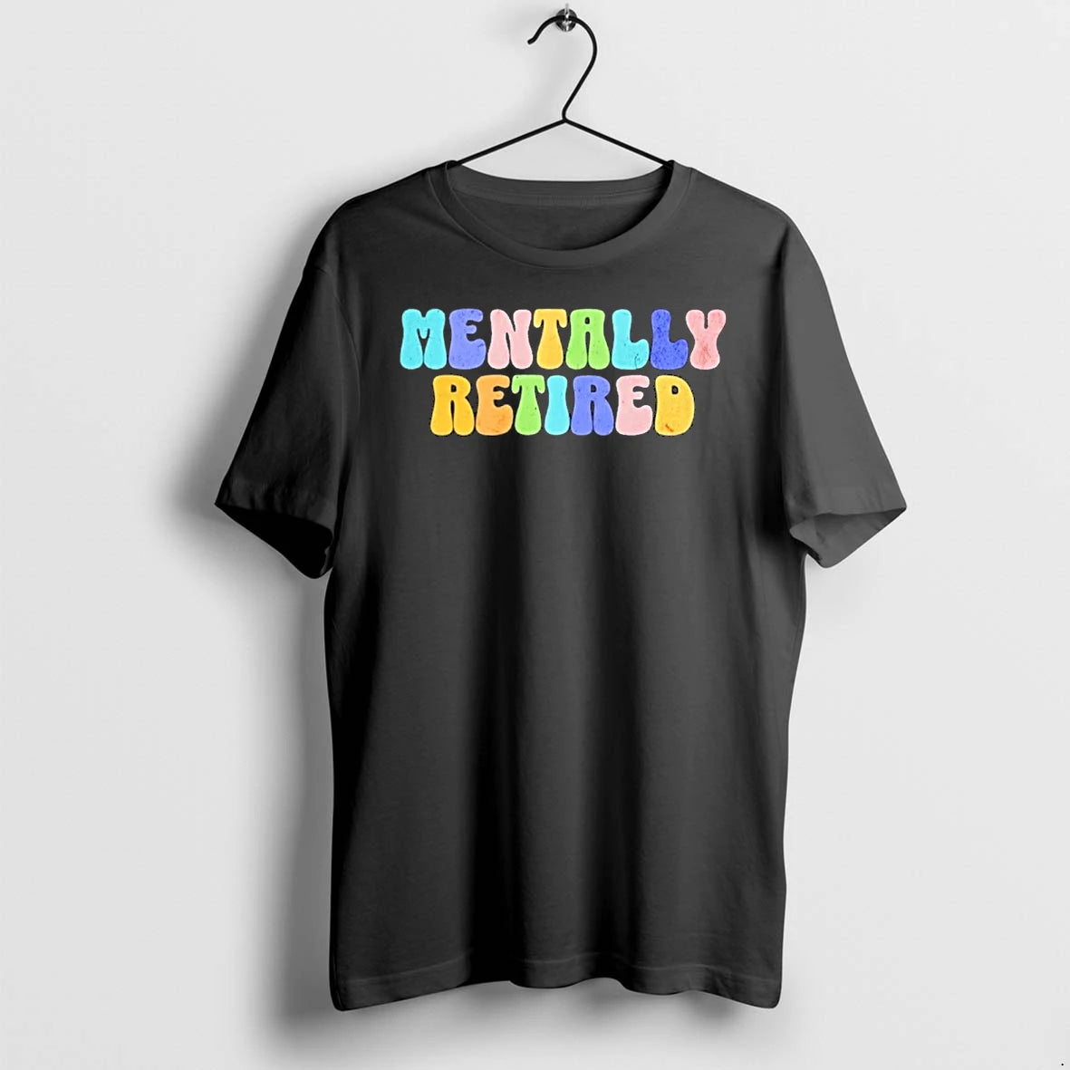 Officials Mentally Retired Front T Shirt Sweater