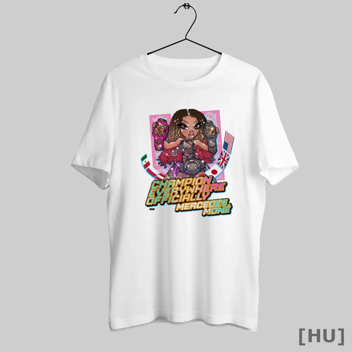 Officials Mercedes Mone Champion Everywhere Aew 2025 T Shirt