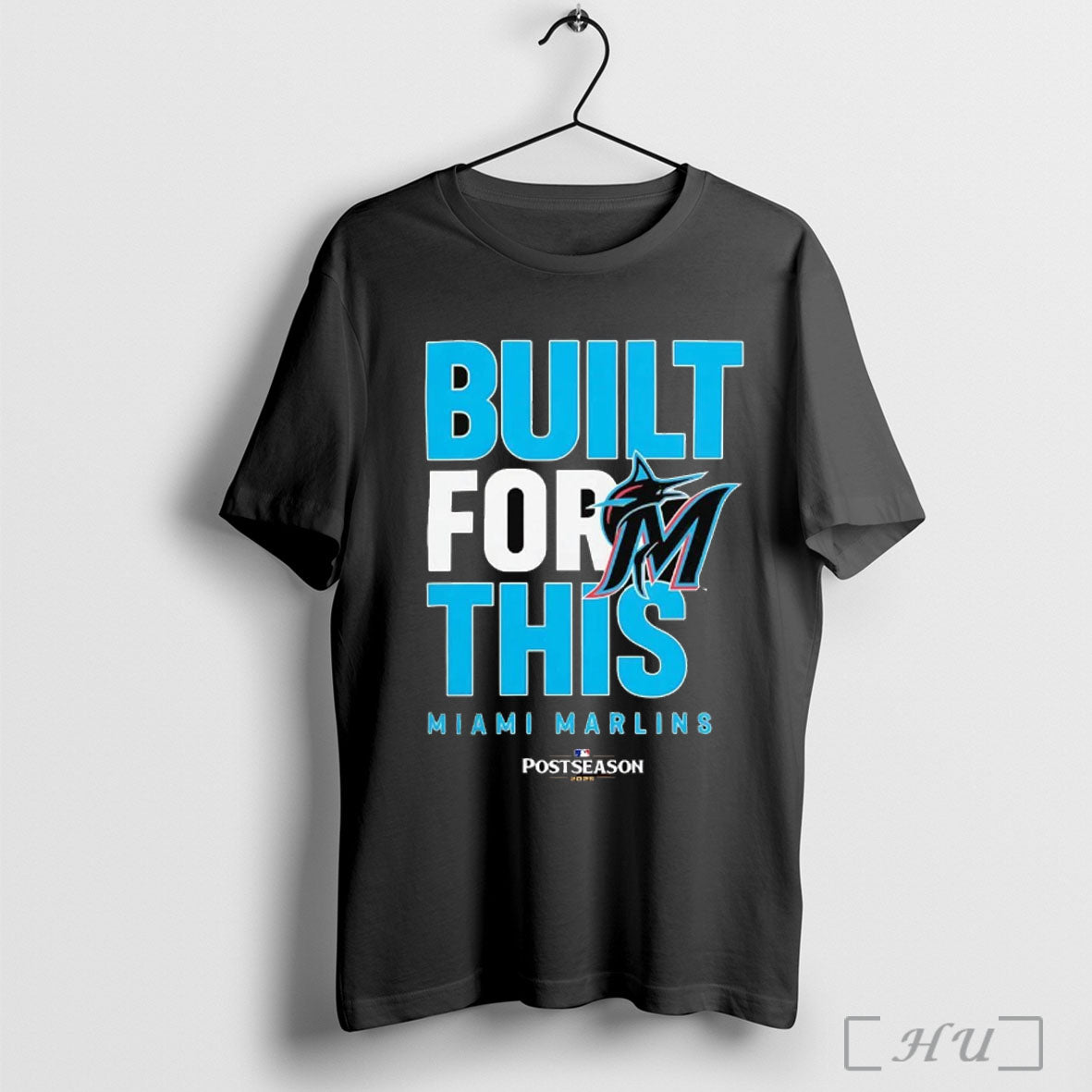Officials Miami Marlins Built For This October 2025 Postseason T Shirt
