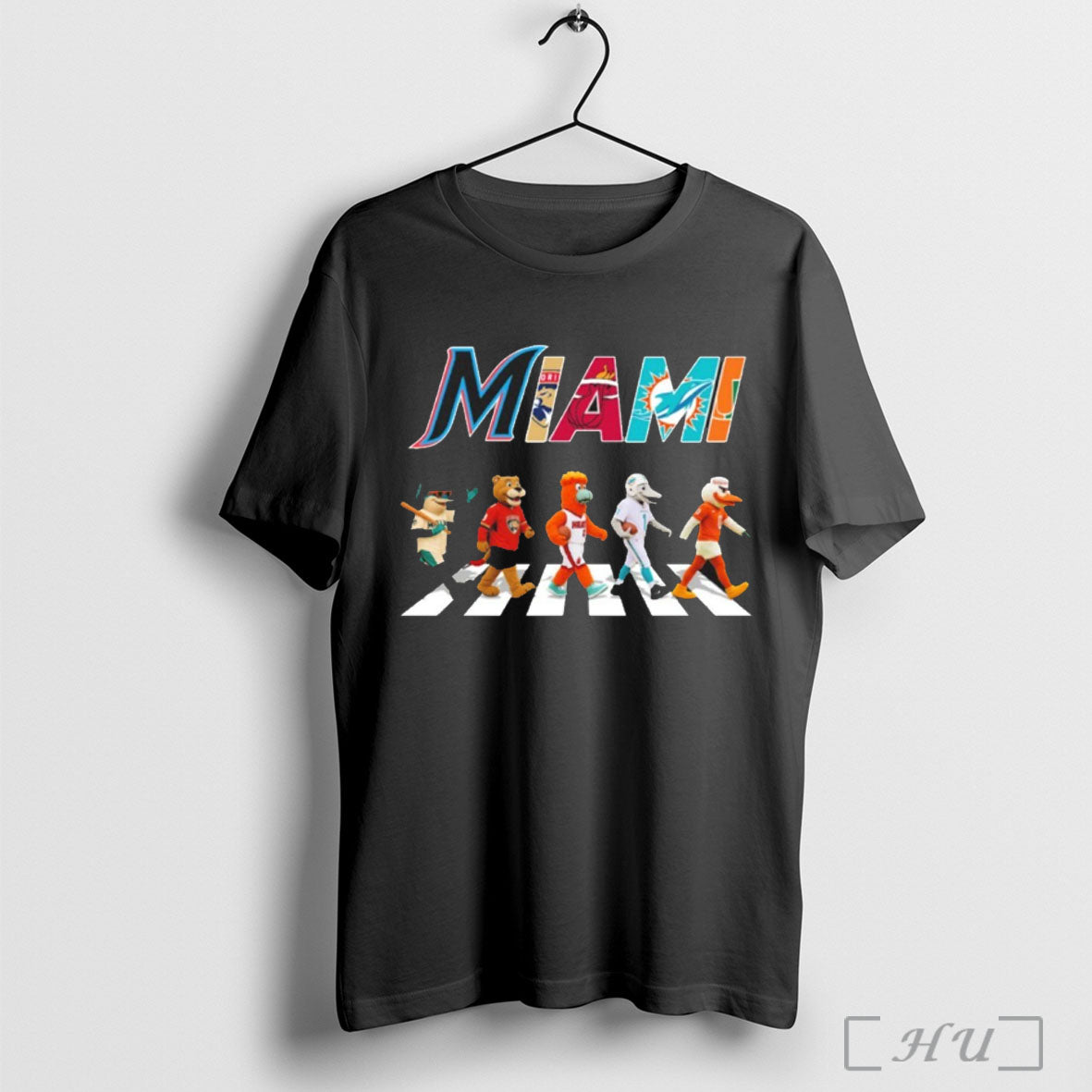 Officials Miami Mascot Abbey Road T Shirt