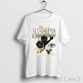 Officials Micah Parsons Defensive End Green Bay Packers Football Caricature White S T Shirt