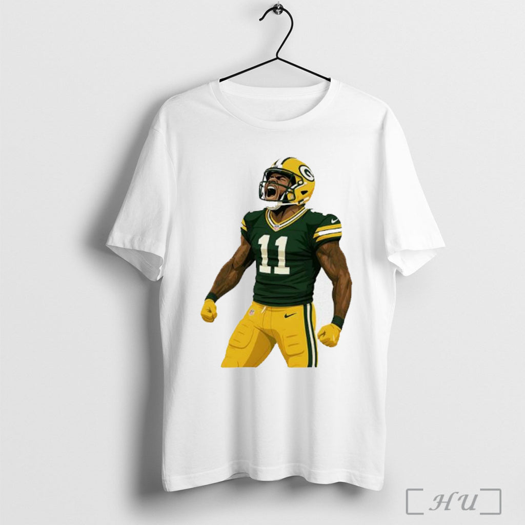 Officials Micah Parsons Green Bay Football Beast Mode Linebacker Graphic T Shirt