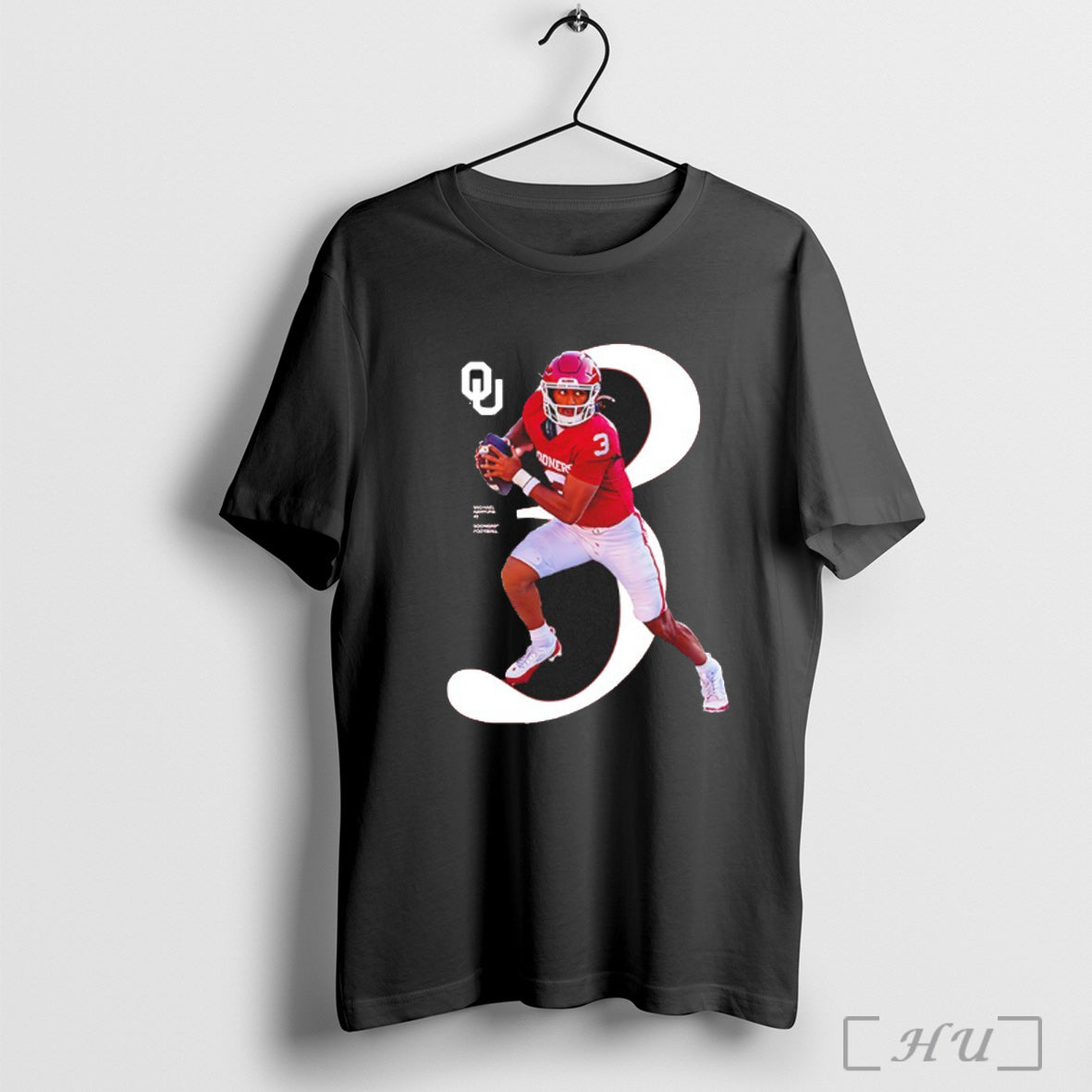 Officials Michael Hawkins 3 Oklahoma Sooners 2025 Ncaa Player T Shirt