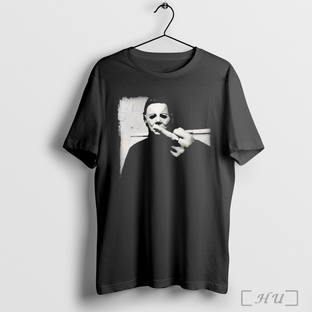 Officials Michael Myers Middle Finger T Shirt