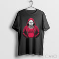 Officials Michael Myers Wearing Houston Rockets Nba Scary Halloween 2025 V Neck T Shirt