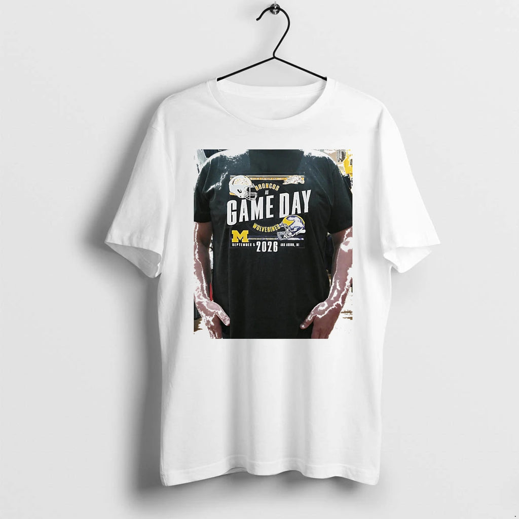 Officials Michigan Wolverines Vs Western Michigan Game Day 2026 Graphic Premium T Shirt