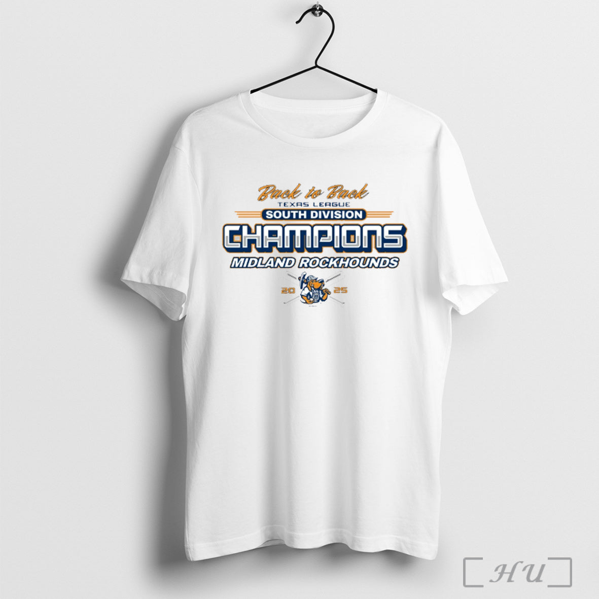 Officials Midland Rockhounds Back To Back Texas League South Division Champions 2025 T Shirt
