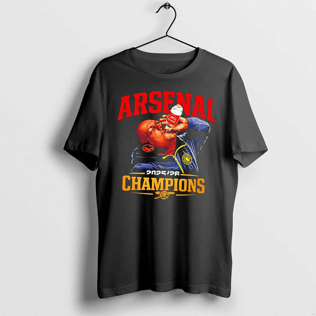 Officials Mikel Arteta Coach Arsenal Fc 2025 2026 Premier League Champions Tee T Shirt Sweater