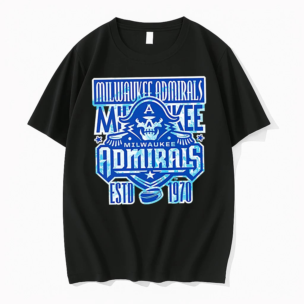 Officials Milwaukee Admirals Milwaukee Admirals Estd 1970 Nhl Hockey Premium T Shirt