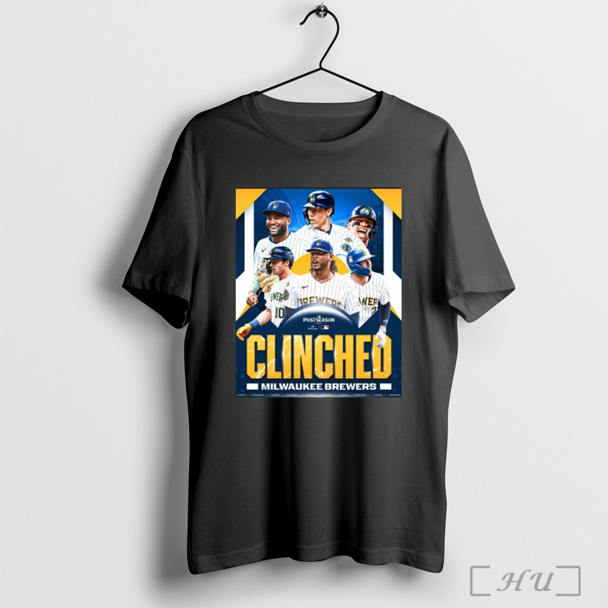 Officials Milwaukee Brewers 2025 Mlb Postseason Clinched T Shirt