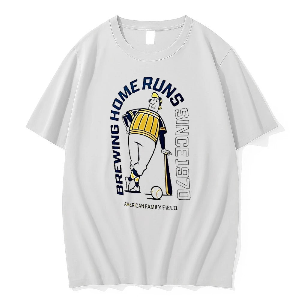 Officials Milwaukee Brewers Brewing Home Runs American Family Field Since 1970 T Shirt Sweater