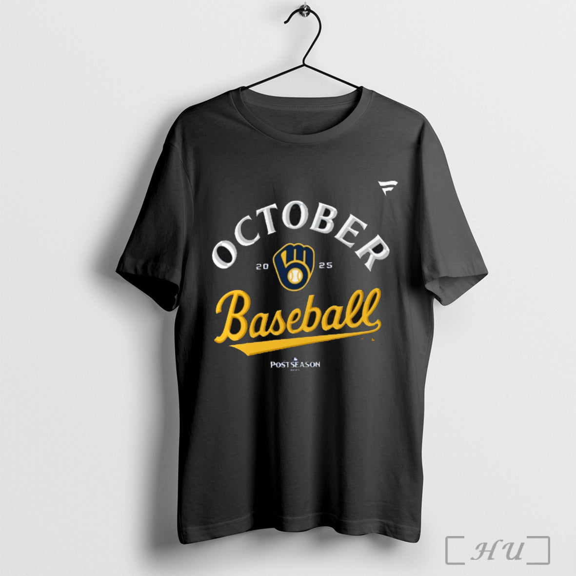 Officials Milwaukee Brewers October Baseball 2025 Mlb Postseason Locker Room T Shirt