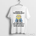 Officials Minion Whoever Said Technology Will Replace Paper Has Obviously T Shirt