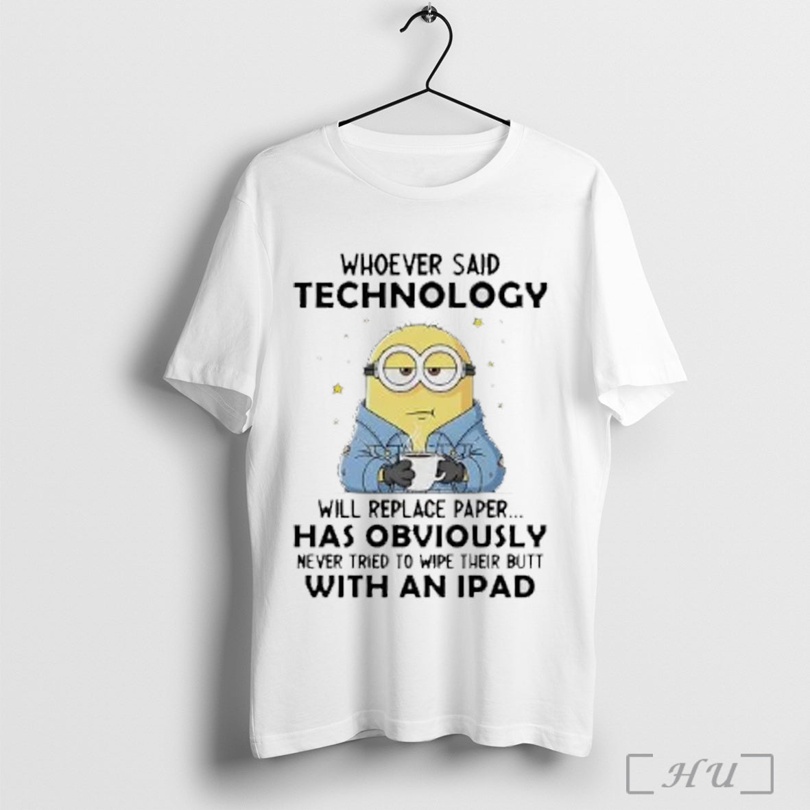 Officials Minion Whoever Said Technology Will Replace Paper Has Obviously T Shirt