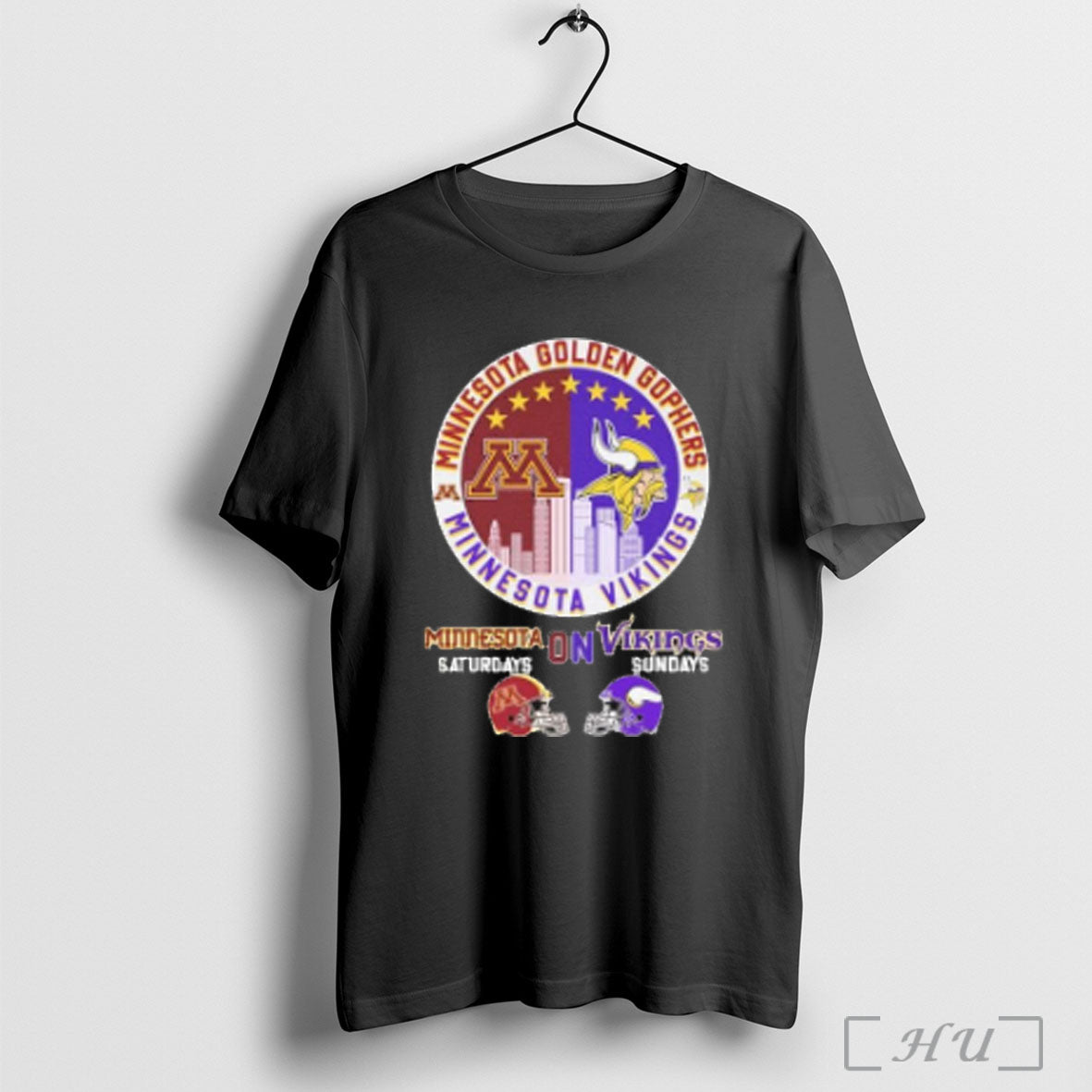 Officials Minnesota Golden Gophers On Saturdays And Minnesota Vikings On Sundays 2025 T Shirt