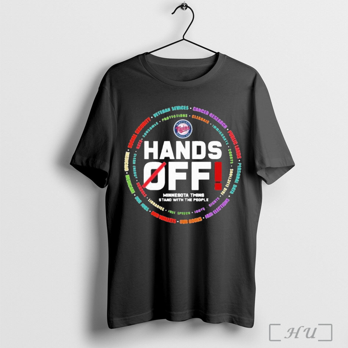Officials Minnesota Twins Logo Hands Off Seattle Mariners Stand With The People T Shirt
