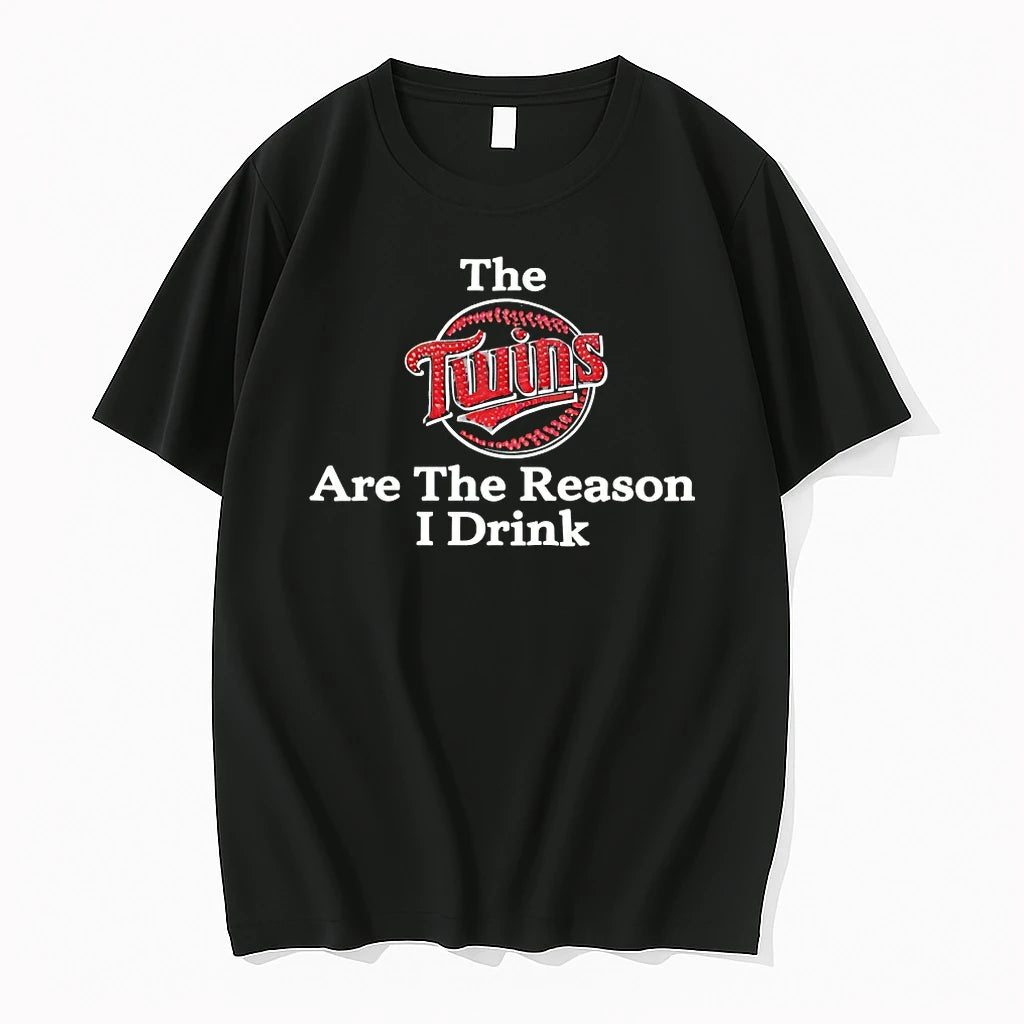 Officials Minnesota Twins The Are The Reason I Drink Logo T Shirt Sweater
