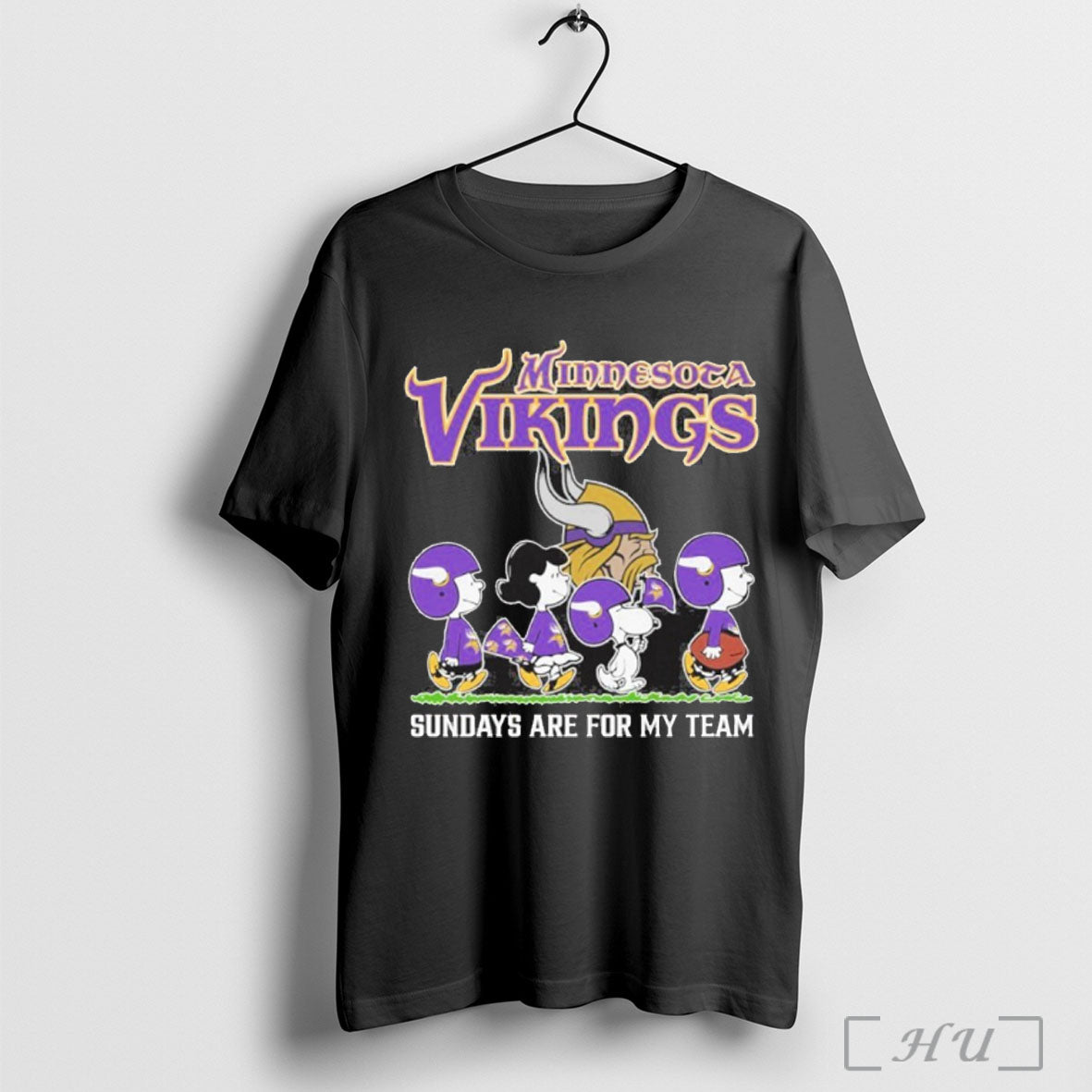 Officials Minnesota Vikings X The Peanuts Walking Sundays Are For My Team T Shirt