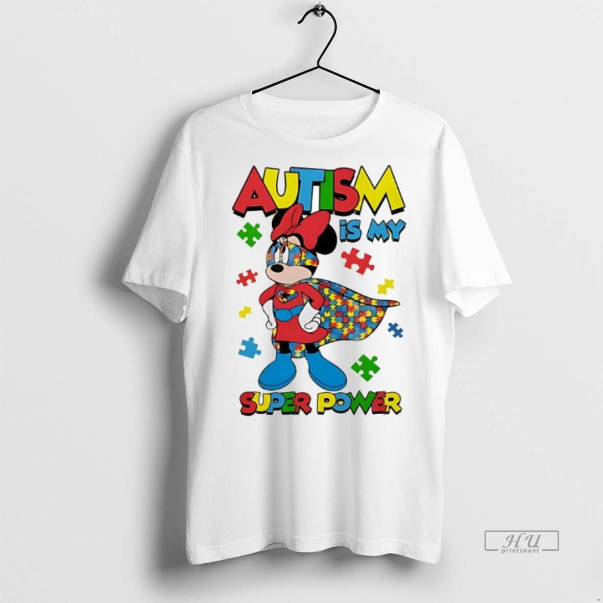 Officials Minnie Autism Is My Super Power Tee Shirt Sweater