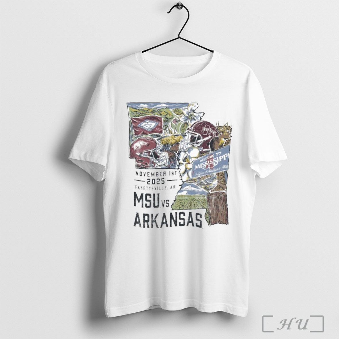 Officials Mississippi State Bulldogs Vs Arkansas Razorbacks Game Day 2025 T Shirt