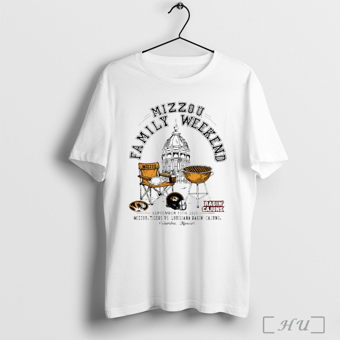 Officials Mizzou Family Weekend Mizzou Tigers Vs Louisiana Ragin Cajuns T Shirt