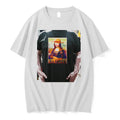 Officials Mona Luffy Anime Mona Lisa Parody Premium T Shirt