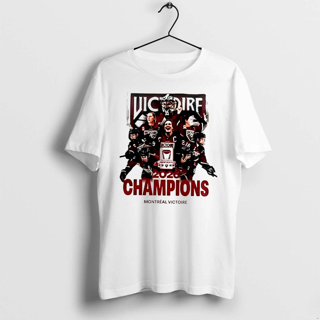 Officials Montreal Victoire 2026 Walter Cup Champions Graphic Tee T Shirt Sweater
