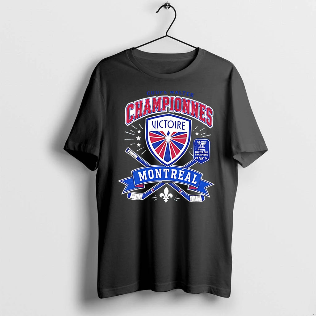 Officials Montreal Victoire Pwhl Walter Cup Finals Champions 2026 Tee T Shirt Sweater