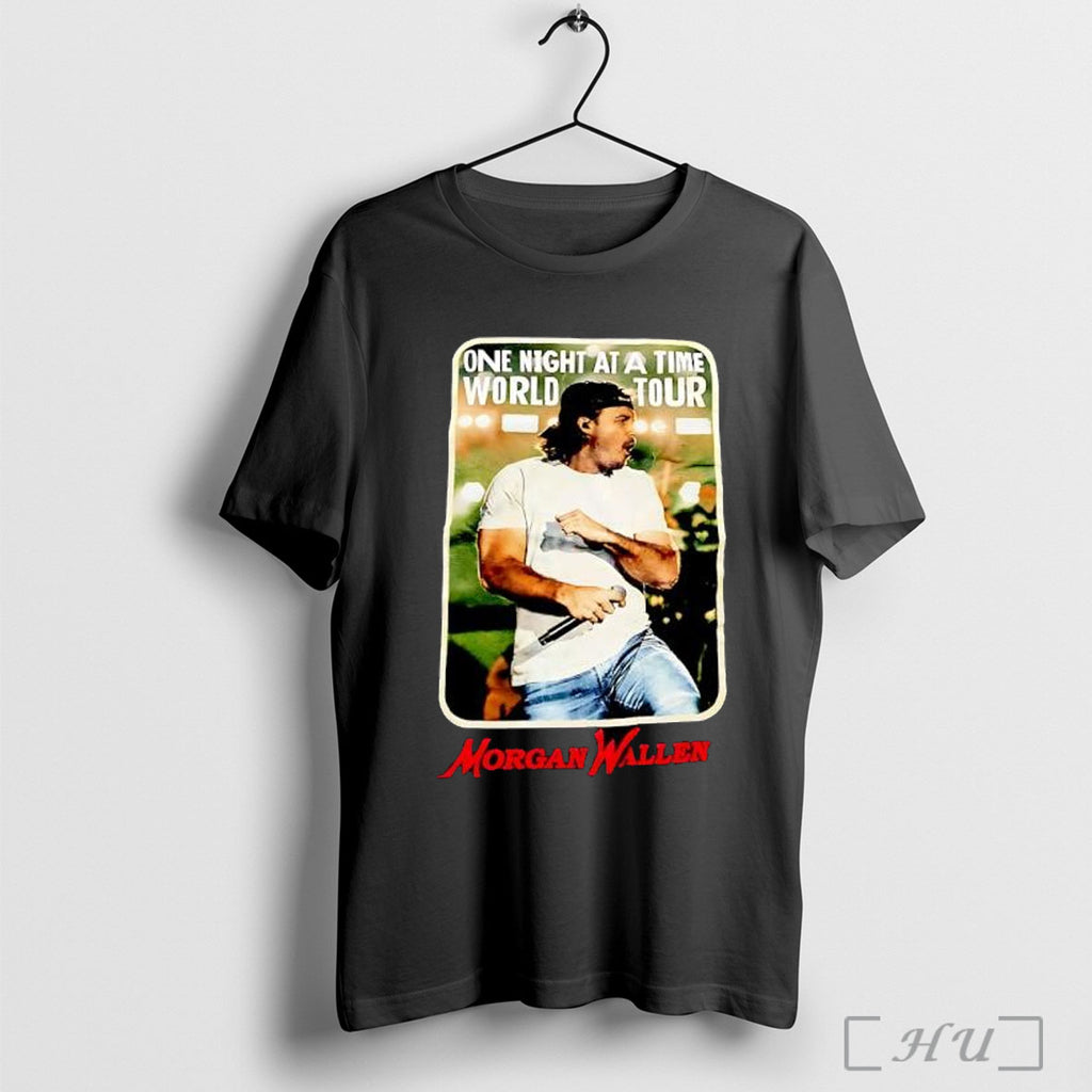 Officials Morgan Wallen One Night At A Time World Tour Vintage T Shirt