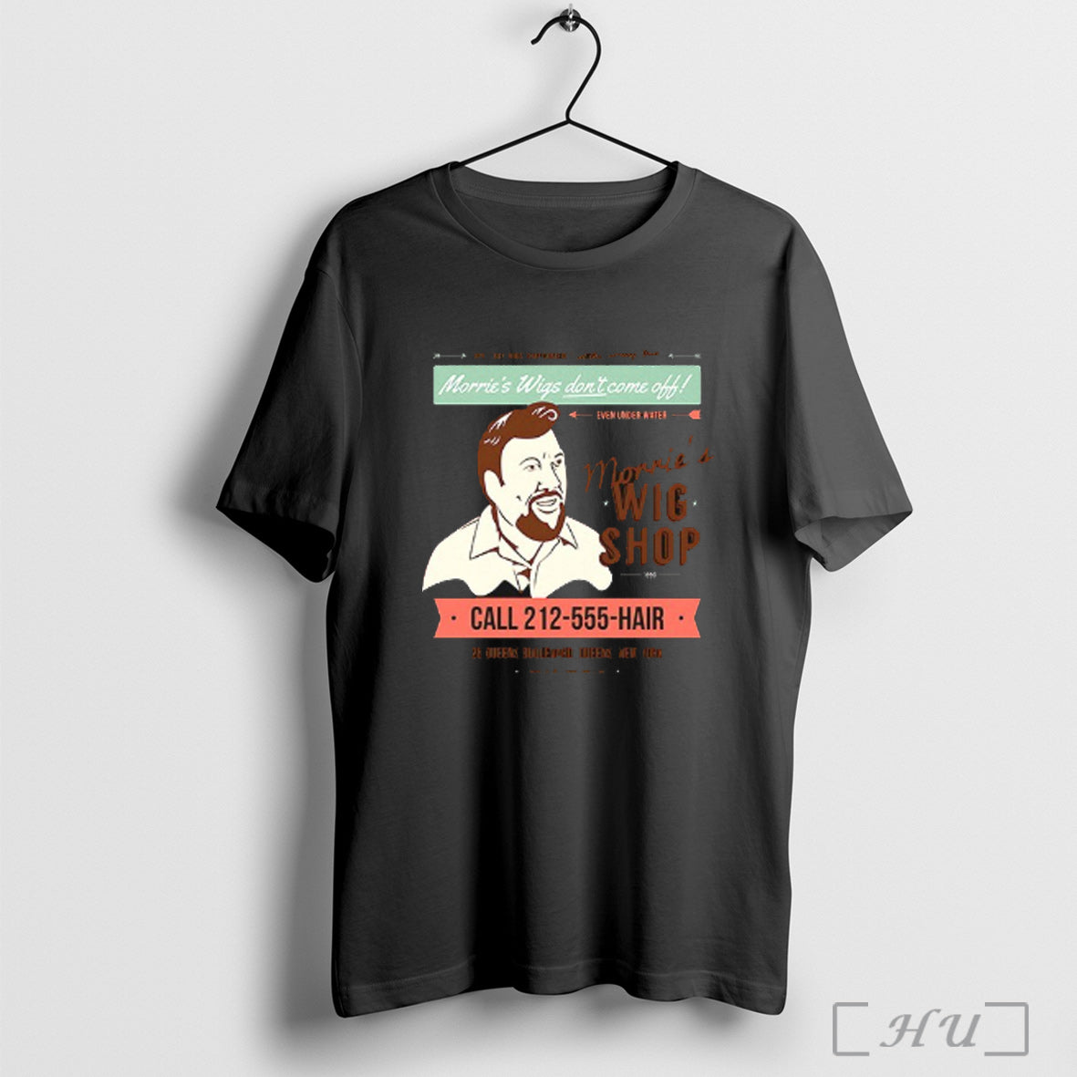 Officials Morries Wigs Dont Come Off Morries Wig Shop 1990 T Shirt
