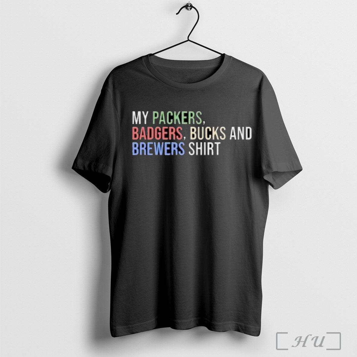 Officials My Packers Badgers Bucks And Brewers T Shirt
