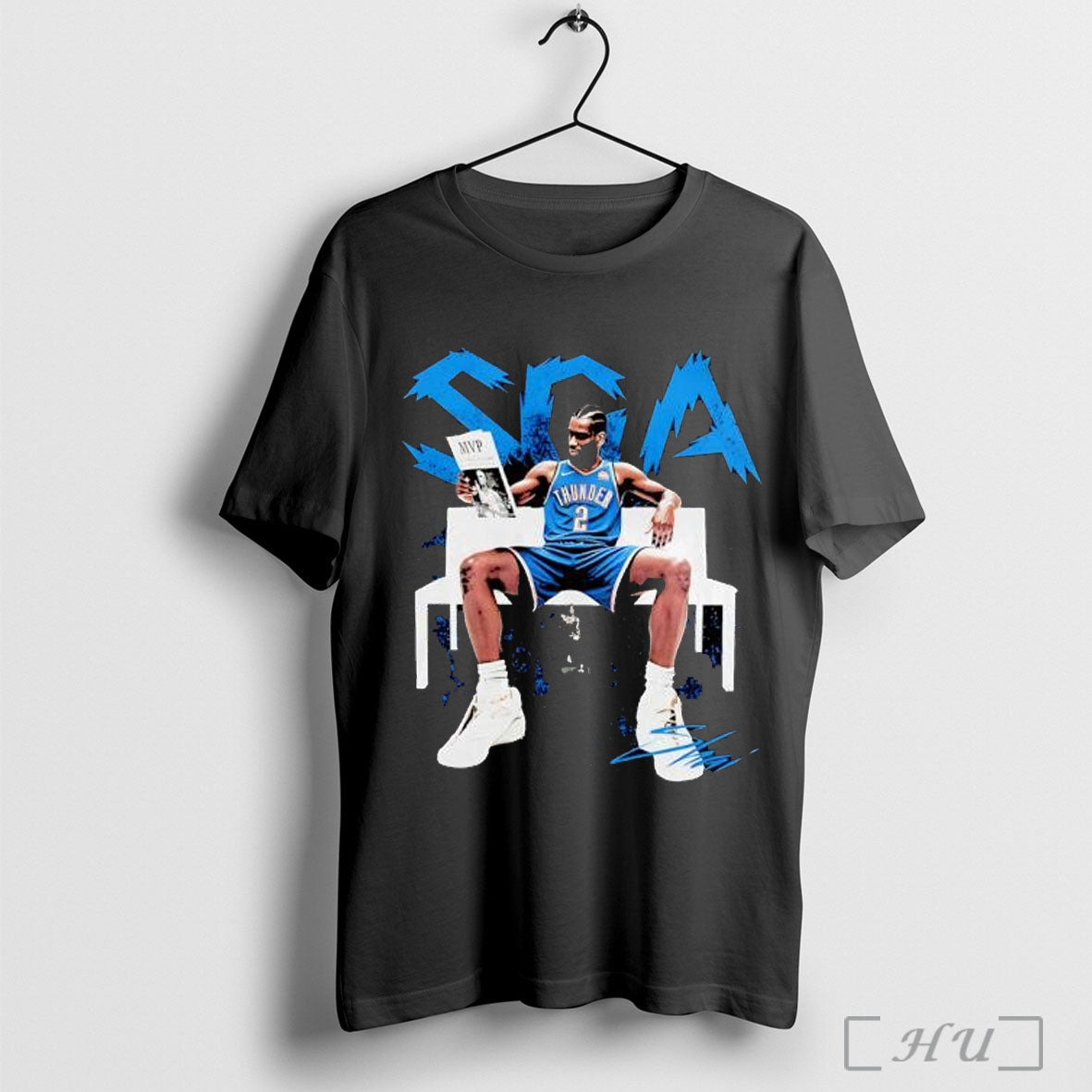 Officials Nba Shai Gilgeous Alexander Okc Sit And Read The Newspaper Mvp T Shirt