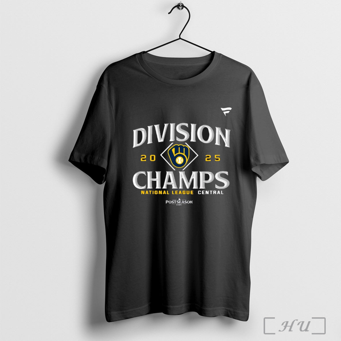 Officials Nl Central Division Champions 2025 Milwaukee Brewers Baseball T Shirt